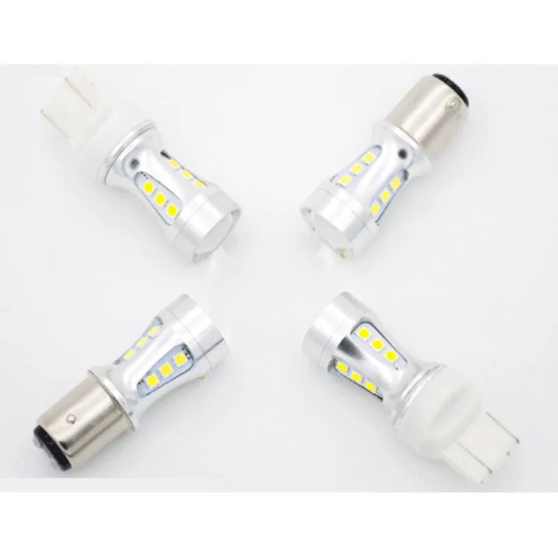 T20 7440 W21W WY21W 7443 W21/5W 3030 18SMD светодиодный автомобильный белый сигнал поворота DRL