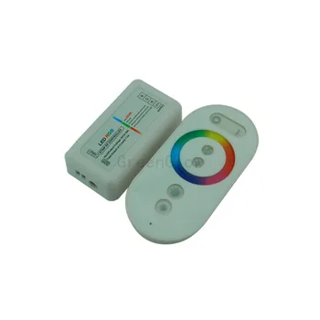

1X Hot sale RF wireless touching LED RGB controller DC12-24V input free shipping