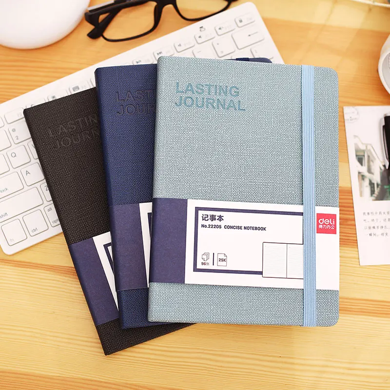 25K cute small notebook stationery faux leather strap writing pads mini