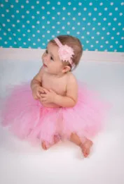 Pink 5 Baby Set Реквизит для фотосессии для маленьких девочек, 1 шт., повязка на голову с цветком+ 1 шт., сетчатая юбка-пачка, Одежда для новорожденных, забавные костюмы для малышей, Детские фотографии - Цвет: Pink 5 Baby Set