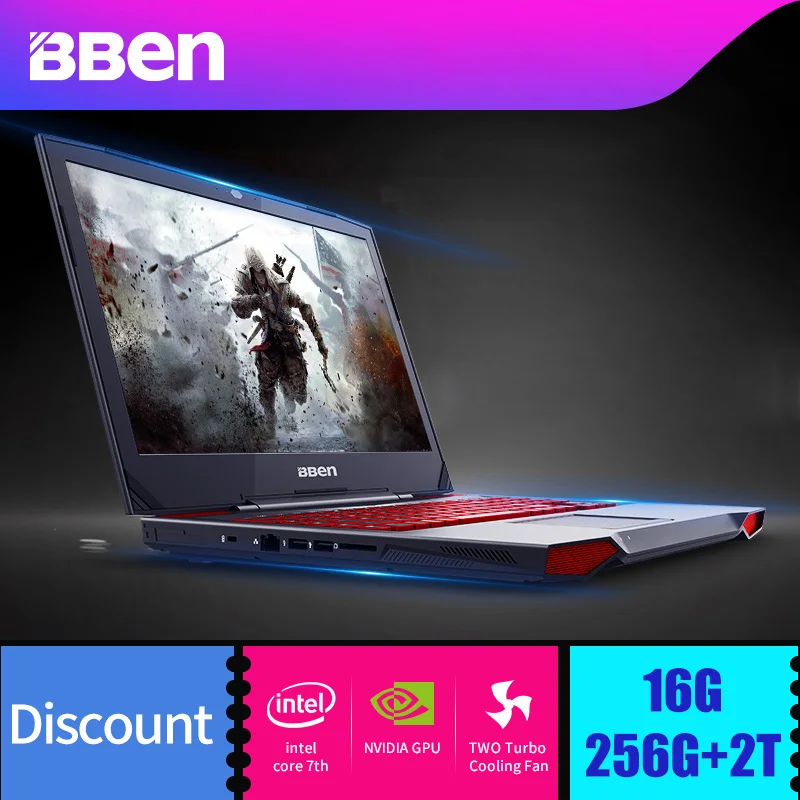BBEN 15 6 &quotips Win10 G16 Nvidia GTX1060 GDDR5 Intel I7 7700HQ kabylake Процессор 16 г Оперативная память RGB