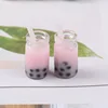 8pcs Tea Coffee Cup Drink Bottle Polymer Slime Charms Modeling Clay DIY Kit Accesorios Box Toy For Children Slime Supplies 3