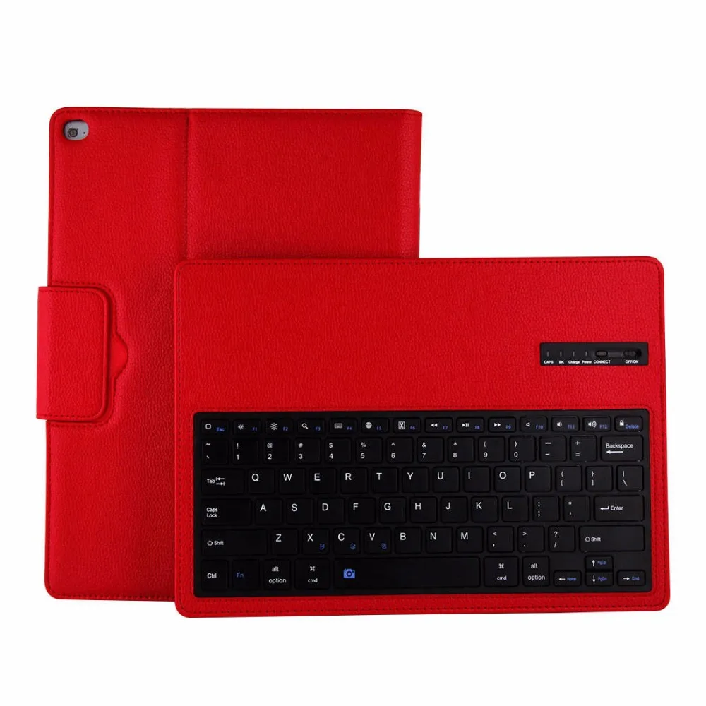 Для iPad Pro 12 9 2015 2017 2 в 1 Folio Smart PU кожаный защитный чехол подставка + Съемная