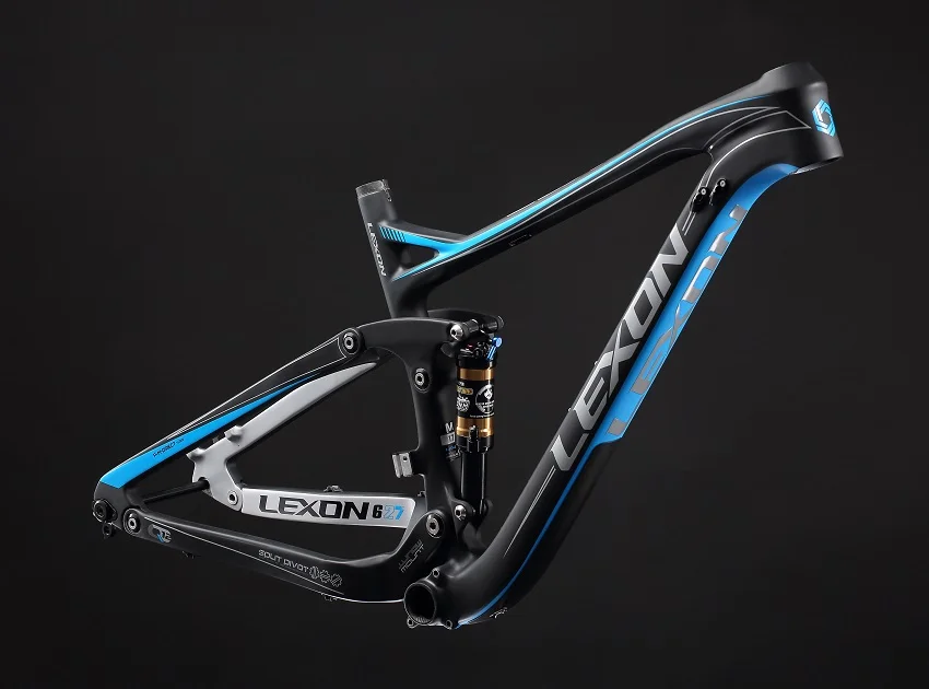 2017 LEXON TORAY Carbon fiber dual suspension frame/ XC MTB suspension
