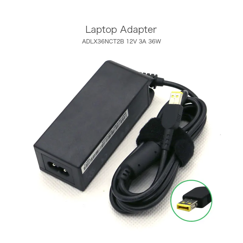 Зарядное устройство USB для ноутбука 12 В 3 А 36 Вт блок питания Lenovo ThinkPad 10 20C1 20C3 ADLX36NCT2B
