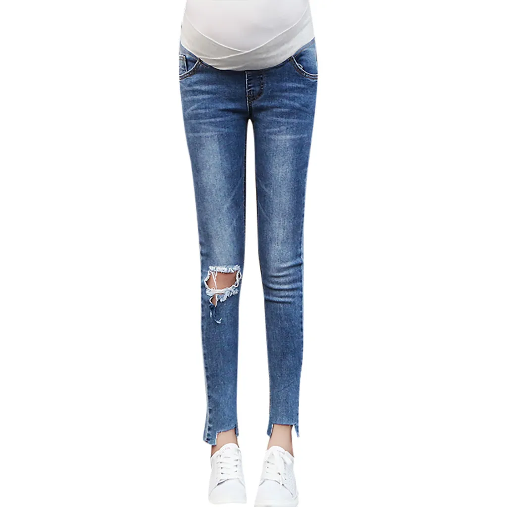 ARLONEET джинсы для беременных Брюки Весна Лето Одежда для беременных женщин беременность живот брюки карандаш кормящих реквизит живота