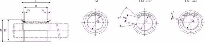 12 шт./лот LM8UU шариковые подшипники 8 мм втулка 3D принтеры части рельса линейный длинный стержень вал часть 8 мм* 15 мм* 24 мм для DIY запчасти ЧПУ