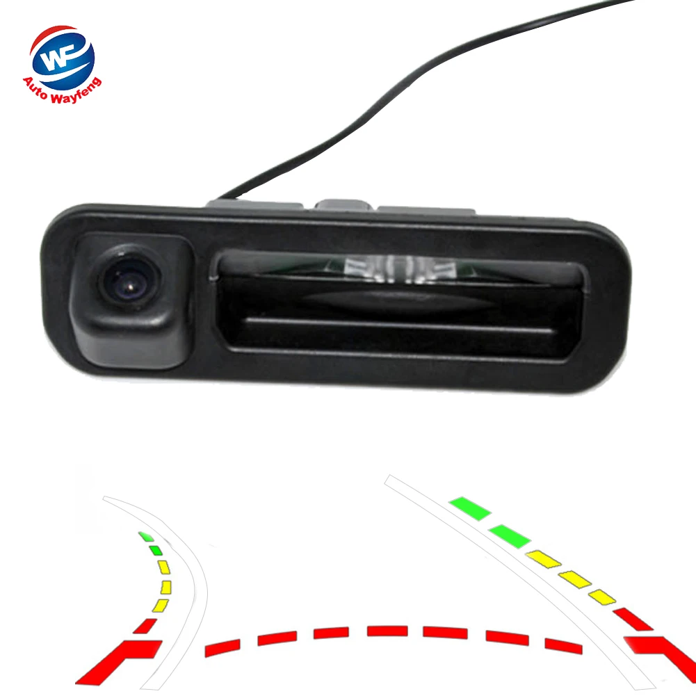 Kopen Intelligente Dynamische Traject Tracks Achteruitrijcamera Voor Ford Focus 2012 Hatchback Sedan Auto Omkeren Parking Monitor