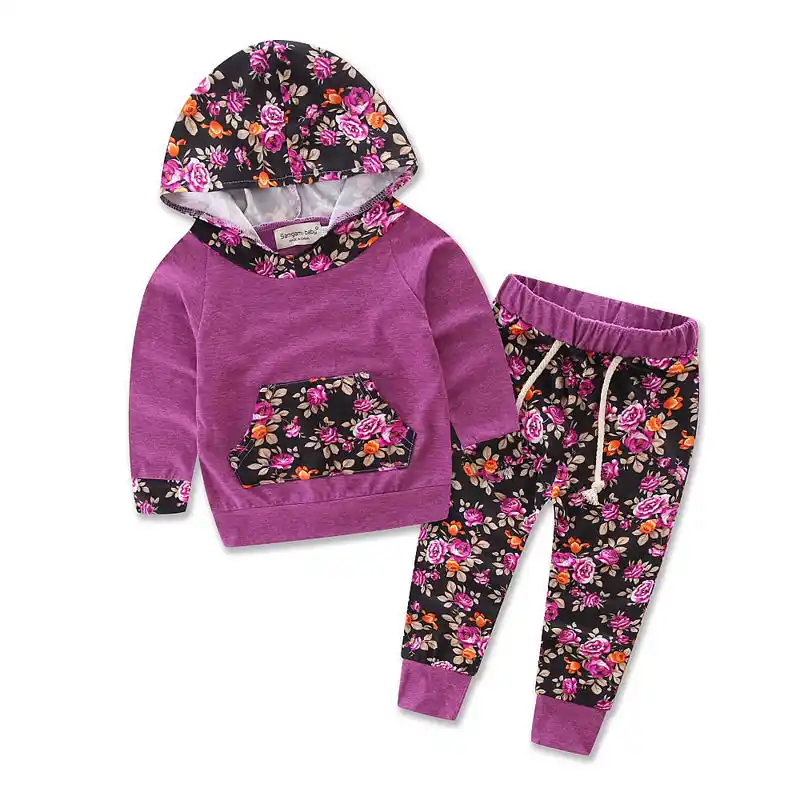 kids purple tracksuit