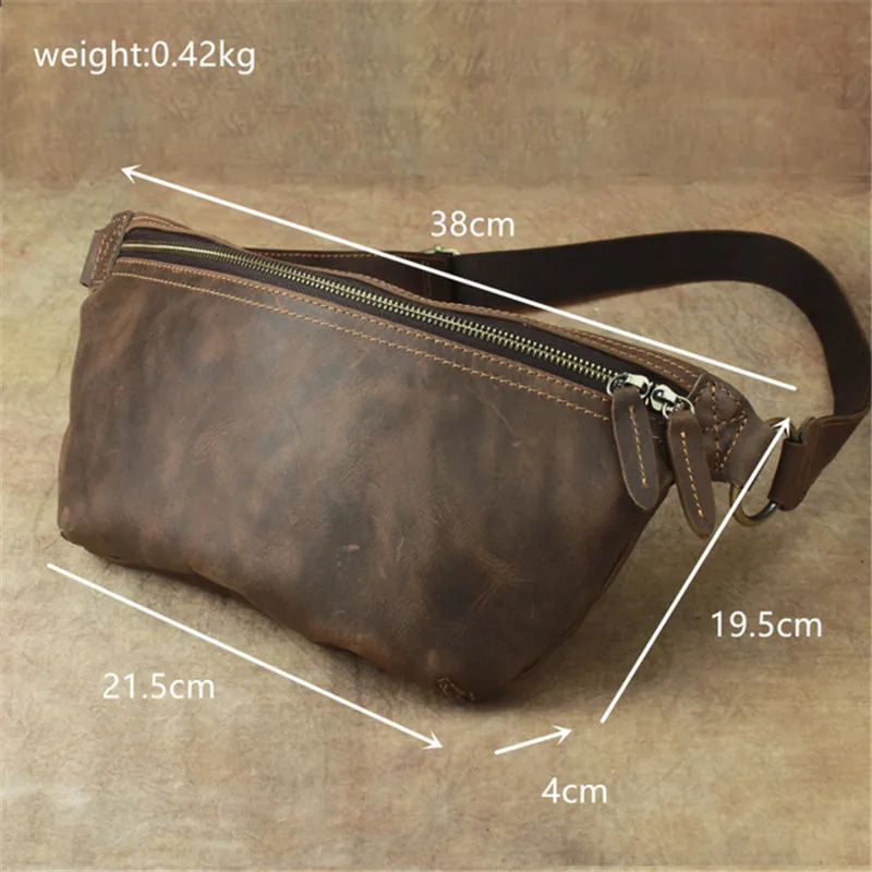 Мужская поясная сумка из натуральной кожи, поясная сумка для телефона, сумка для путешествий, кошелек, чехол, нагрудный рюкзак, мужская сумка-мессенджер, bauchtasche