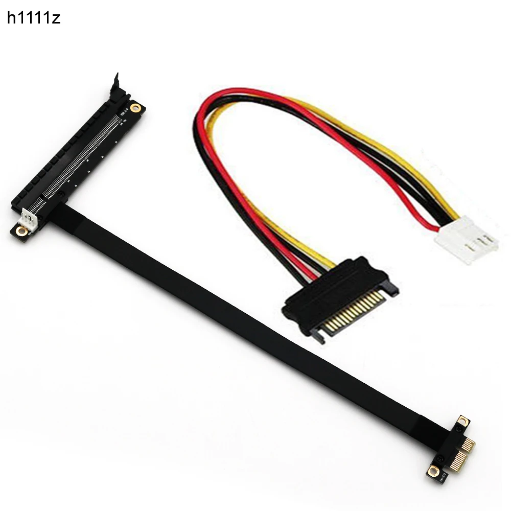 PCIE 1X TO 16X гибкий Удлинительный кабель PCI Express адаптер 1 to 16 X Райзер карта расширения