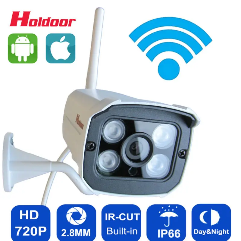 ip camera wifi 720p wireless outdoor waterproof weatherproof cctv security support micro sd record ipcam system wi-fi cam home