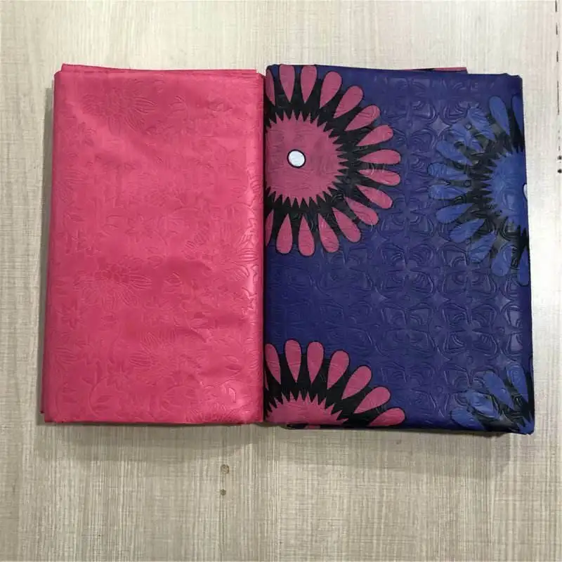 

XY!2019 African lace fabric guinea bazin getzner Hot Sale in printing High Quality African Bazin lace Fabric 5+5 yards ! J61529