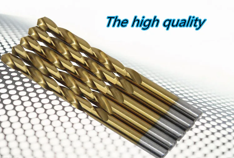 

HSS twist drill bit of titanium coating on 1 mm