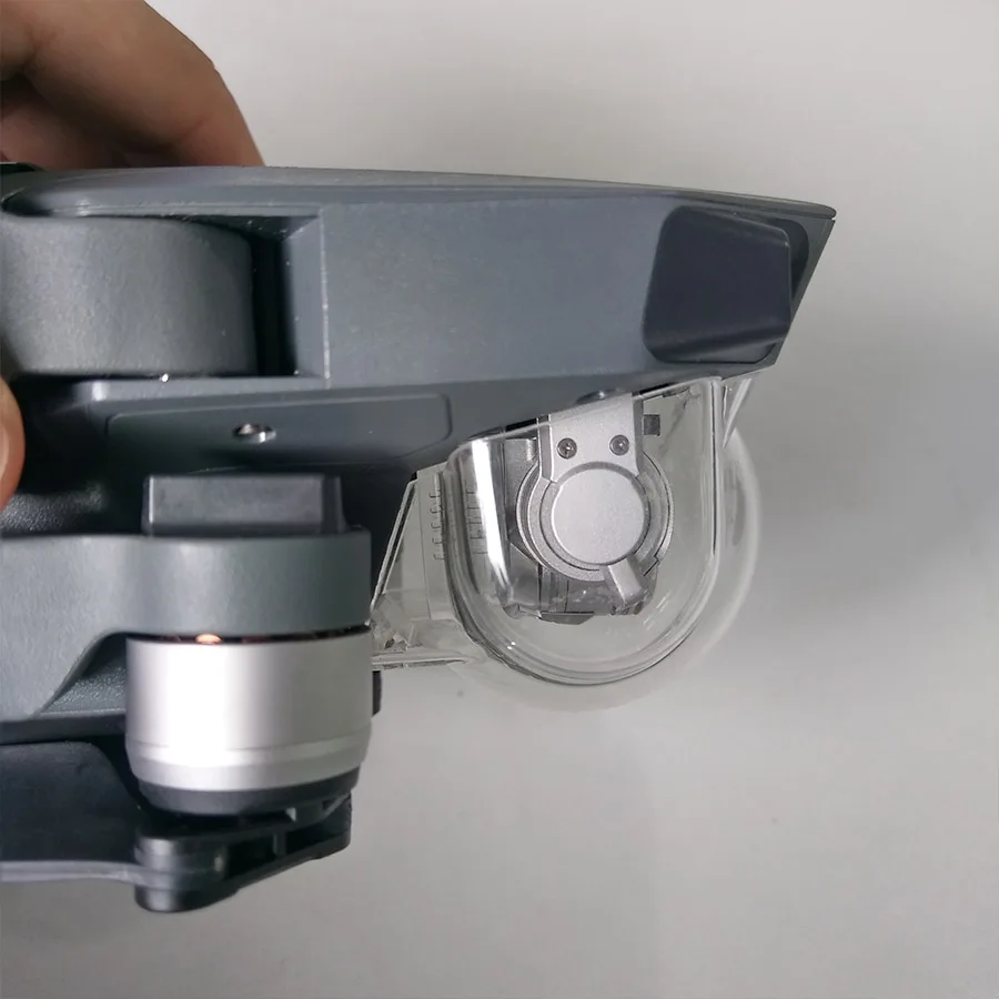 Détail du protecteur de cardan pour DJI Mavic Pro montrant le joint d'étanchéité contre les intempéries.