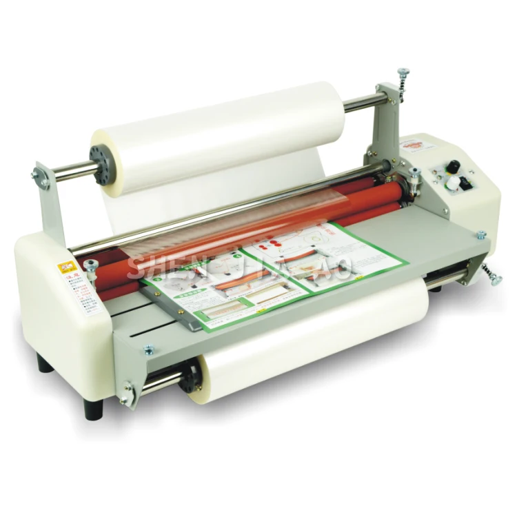 12th 8460T A2+ Laminator Hot Roll Laminating Machine 110V Double Side Roll Laminating Machine 4 rollers