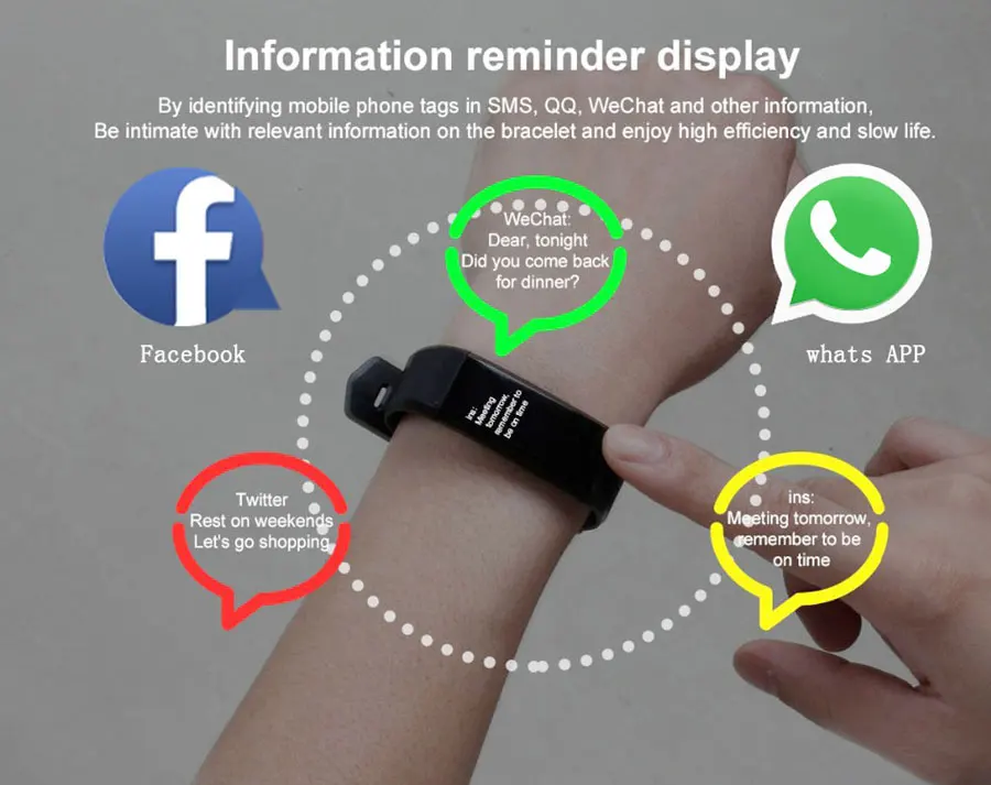Умный Браслет, наручные часы, пульсометр, кровяное давление, для мужчин и женщин, цифровой браслет, спортивные часы для IOS, Android, телефона