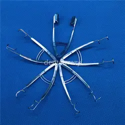 V тип титановые глазные спеклумы speculum solid blade/wire blade офтальмологические хирургические инструменты