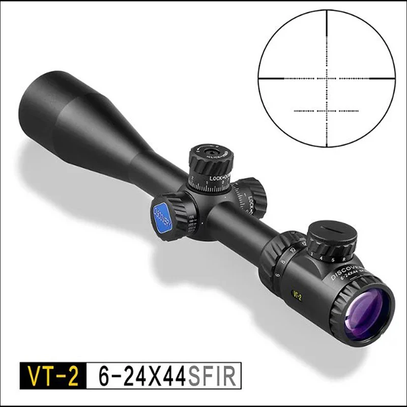 DISCOVERY VT 2 6 24X44 SFIR Tactical Mil dot illuminated