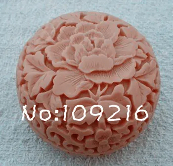 

1pcs 6.9x6.9x4.3 Flower (zx662) Silicone Handmade Soap Mold Crafts DIY Mold