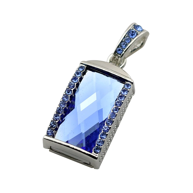 Real Capacity USB 2.0 Flash Drive 128GB Pen Drive Pendrive Cute Crystal Gemstone Style 8GB 16GB 32GB 64GB Memory Stick
