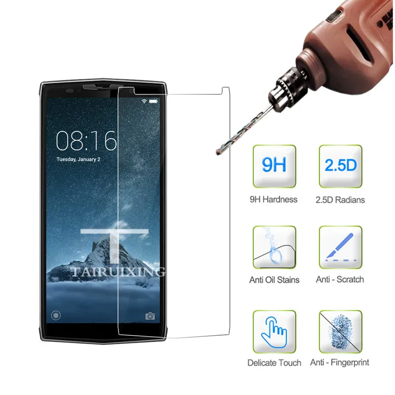 

9H Tempered Glass for Doogee BL9000 5.99" Screen Protector Protective Glass Film for Doogee BL9000 Protection Glass