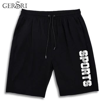 

Gersri New 2020 Summer Casual Men Elastic Waist Shorts Plus Size 6XL 7XL Sports Printed Man Loose Shorts Big Size 80-140kg Man