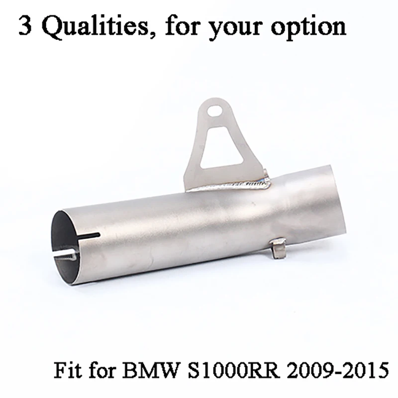 For BMW S1000RR S 1000 RR 2009-2015 Motorcycle Muffler Exhaust Middle Pipe Tube Titanium Alloy  304 Stainless Steel (2)