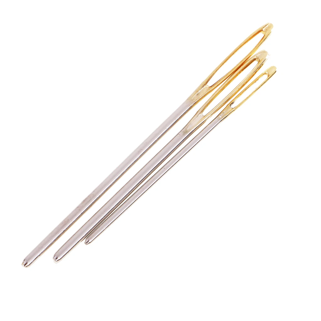 24 Pieces Hand Repair Kit Sewing Carpet Leather Curved Canvas Needles Hand/Sewing Machine Polyester Thread for Jeans Leather