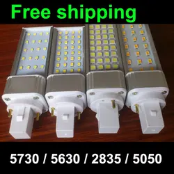 Led g24 лампы 5 Вт 7 Вт 9 Вт 10 Вт 11 Вт 12 Вт 14 Вт SMD5730 5630 5050 2835 заменить 18 Вт 26 Вт светильники лампы g24 d AC85-265V 110 В 220 В 230 В 240 В