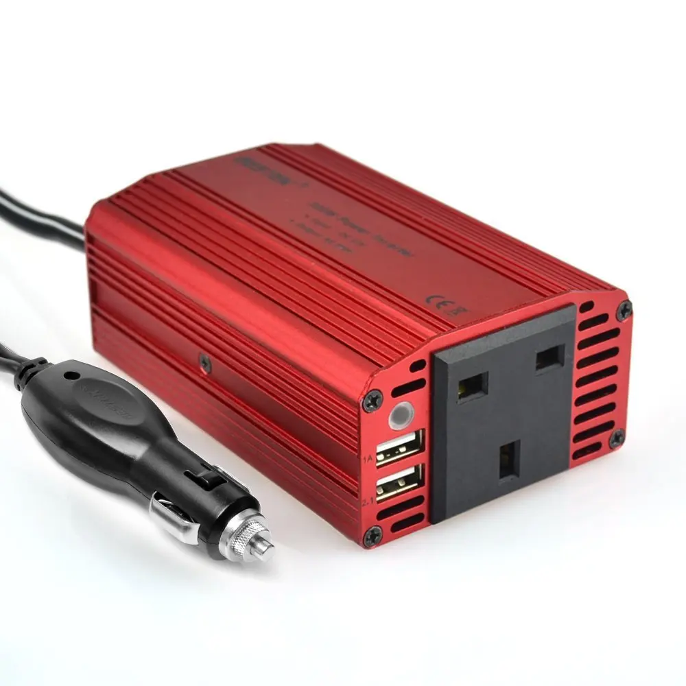 bestek auto power inverter 12v 220v 300w auto power inverter withbestek auto power inverter 12v 220v 300w auto power inverter with usb charging ports 3 1a dual usb charger dc to ac converter