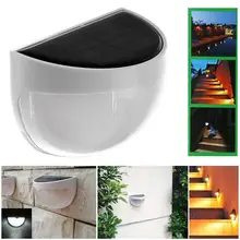 Waterproof 6 LED Solar Lamp Outdoor Garden Decoration Solar Power Panel Landscape Lawn Fence Gutter Wall LED Solar light Lamp