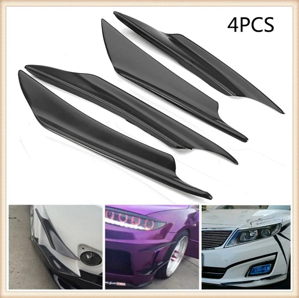 

car Bumper Lip Splitter Fin Canard Wing Spoiler FOR BMW X7 X1 M760Li 740Le iX3 i3s i3 635d 120d 120i Beat Avalanche 34