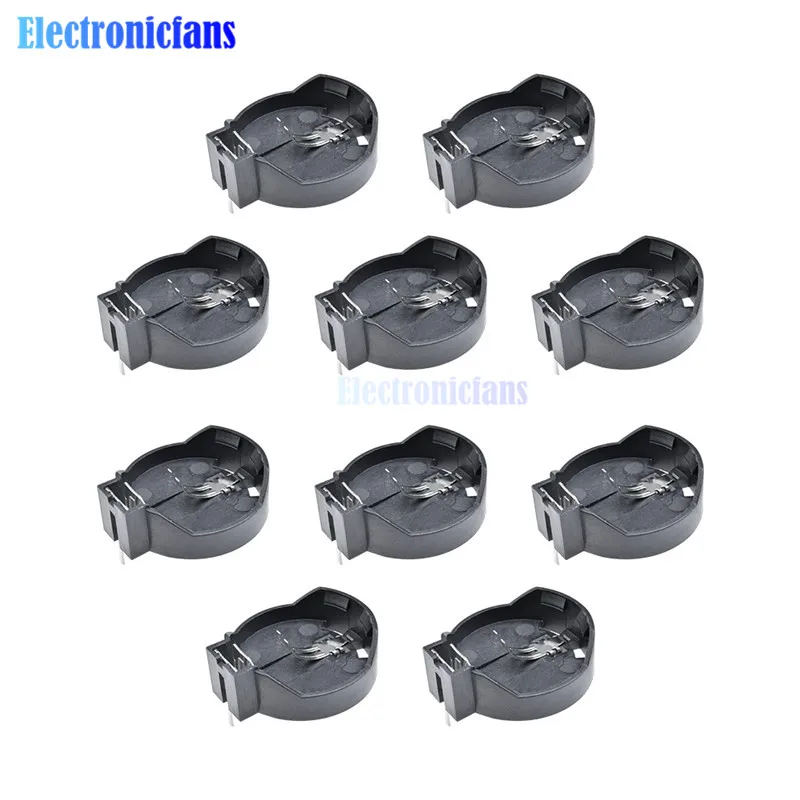 

10Pcs CR2025 CR2032 3V Button Coin Cell Battery Socket Holder Box Case