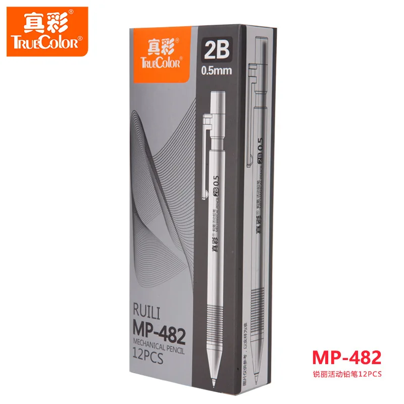 True color MP-482 автоматический карандаш в Корейском стиле 0,5/0,7 мм, Япония, Корея, ученические милые офисные канцелярские принадлежности для студентов