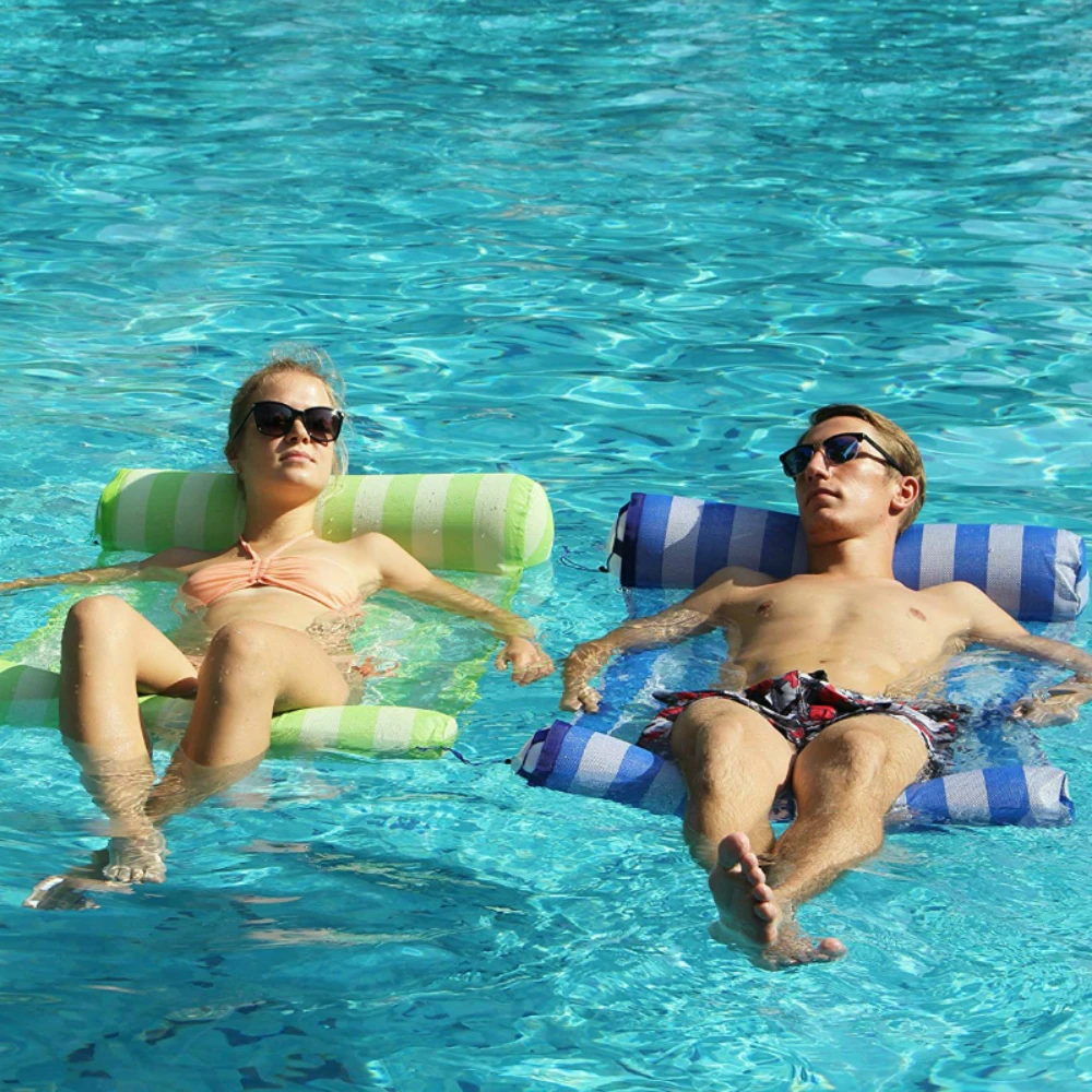 

Advanced Water Hammock Swimming Pool Hammock Swim Chair Foot Rest Beach Floating Bed Inflatable Water Raft Floating Pool Lounger