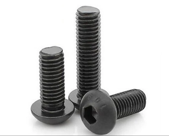 

30PCS M10 series 10.9 round head hex socket screws M10*16/20/25/30-50 mm the mushroom head hex socket screws