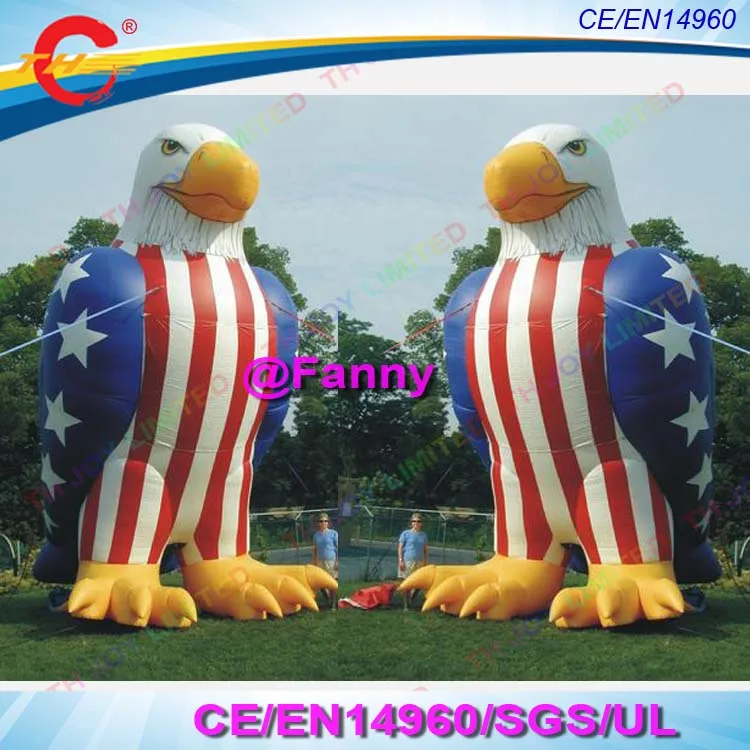 4m/13ft or 6m/20ft or 8m 26ft giant inflatable patriotic eagle,outdoor