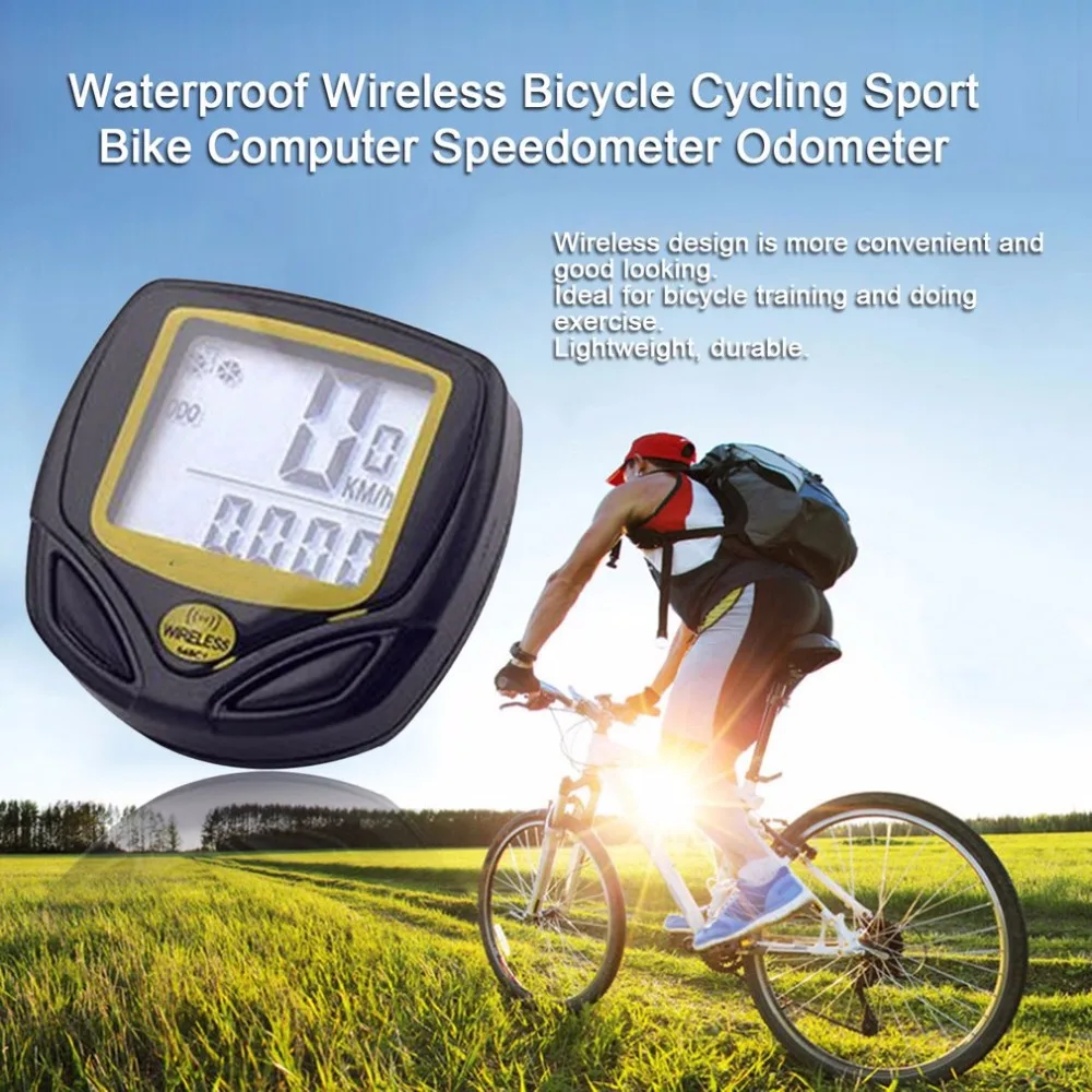 

Sunding Waterproof Wireless Bicycle Cycling Bike Computer Speedometer Odometer Meter Bicycle Computer High Quality