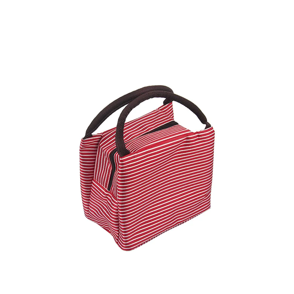 

Functional Pattern Cooler Lunch Box Portable Insulated Canvas Lunch Bag Thermal Food Picnic Lunch Bags For Women Kids bolsas #D