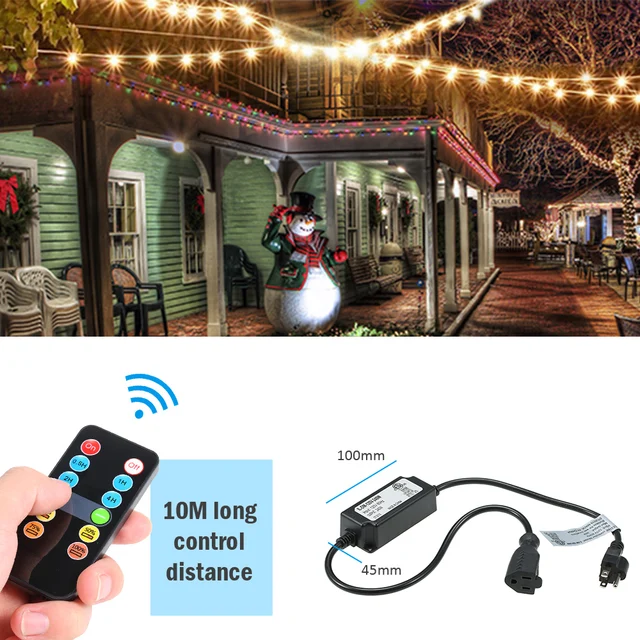 Buy AC 110 130V LED Dimmer Outdoor String Lights