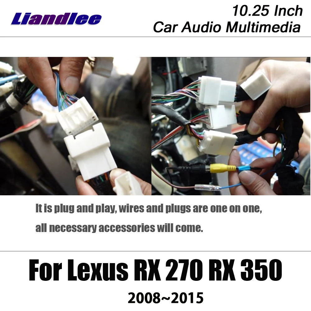 Flash Deal Liandlee 10.25" Android For Lexus RX 270 RX 350 AL10 2008~2015 Stereo Screen Mouse BT Carplay Map GPS Navi Navigation Multimedia 5