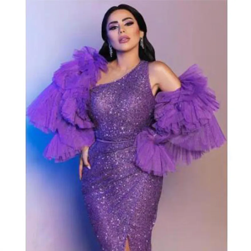 Сиреневое Блестящее Платье фото 15