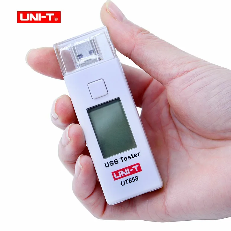UNI-T USB Voltage Testers U Disk Doctor Chargers Voltmeter Ameter UT658 UT658B Test MAX 9V with Data Storage USB Tester Meters