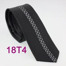 Yibei Coachella Галстуки Поступление сезона г. черный Средства ухода за кожей шеи галстук тонкий с серебром ломаная в Вертикальную Полоску Средства ухода за кожей Шеи Галстуки тощий 6 см тканые галстук