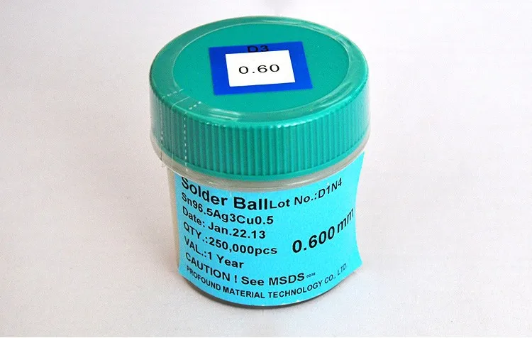 0.5 мм PMTC припой мяч BGA-Сик олова таблицы 250 К/бутылки