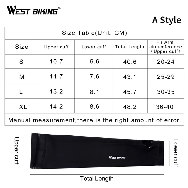 WEST BIKING-Mangas de brazo para correr, protección UV, transpirable, para deporte, ciclismo, Fitness, brazo para hombres y mujeres WEST BIKING-Mangas de brazo para correr, protección UV, transpirable, para deporte, ciclismo, Fitness, brazo para hombres y mujeres
