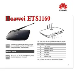 Huawei 3 г ets1160 GSM FWT/FCT для совершать звонки и получать