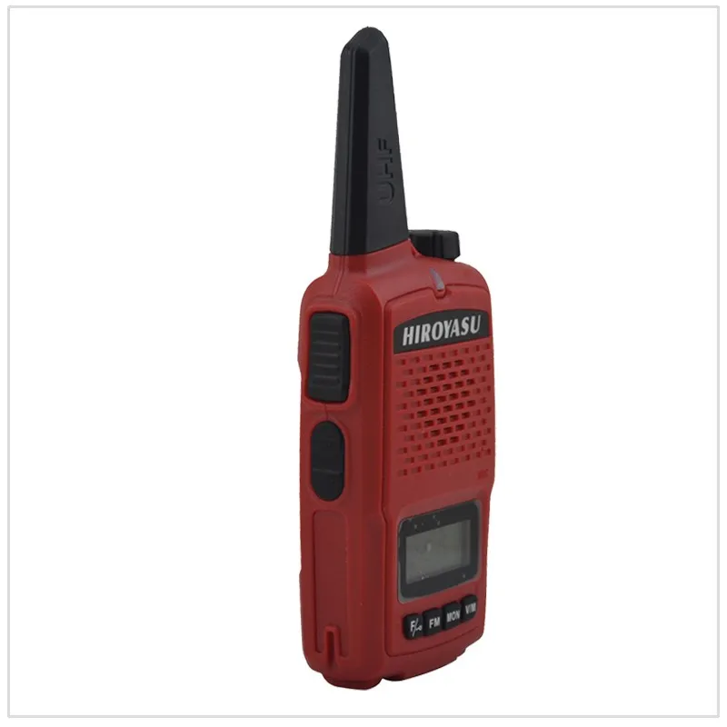 Мини walkie Talkie hiroyasu Q1626 UHF 400-470 мГц 16 Каналы Портативный двусторонней радиосвязи (Цвет красный)
