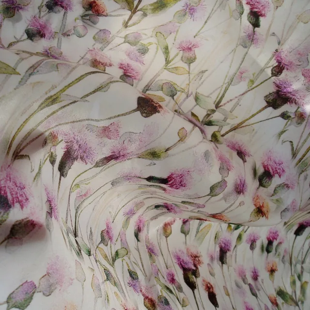digital print silk organza